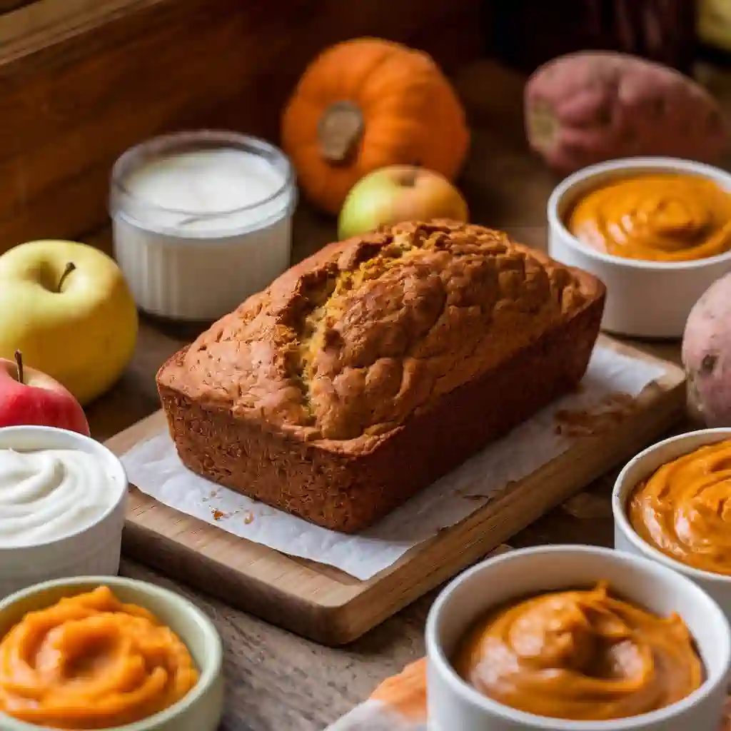 Substitutes for bananas in banana bread.